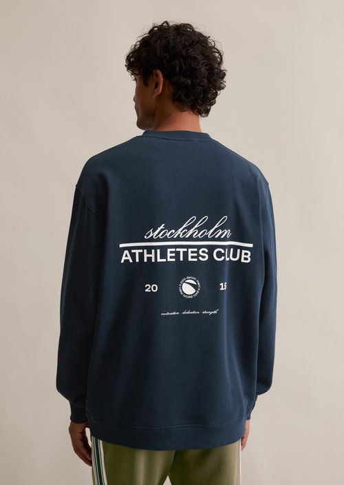 Relaxed sweatshirt — Navy Teal