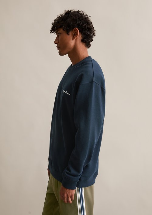 Relaxed sweatshirt — Navy Teal