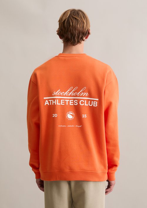 Relaxed sweatshirt — Rusty Orange