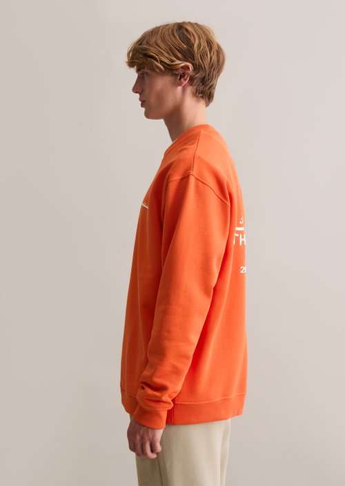 Relaxed sweatshirt — Rusty Orange