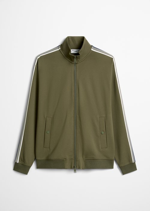 Relaxed track jacket — Dark Moss