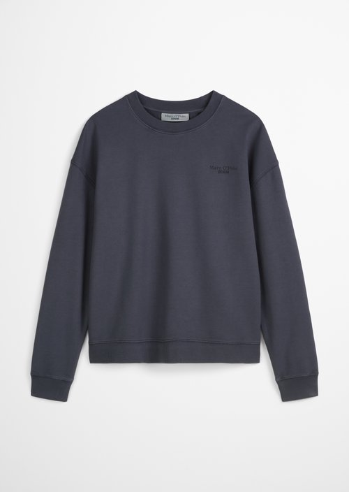 Relaxed-fit sweatshirt — Blue Depths