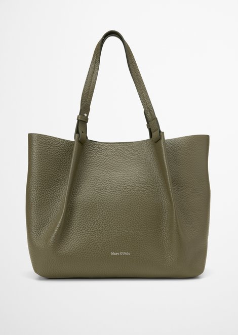 Marc O'Polo Shopper medium, Dames, bruin, , 100% Leer