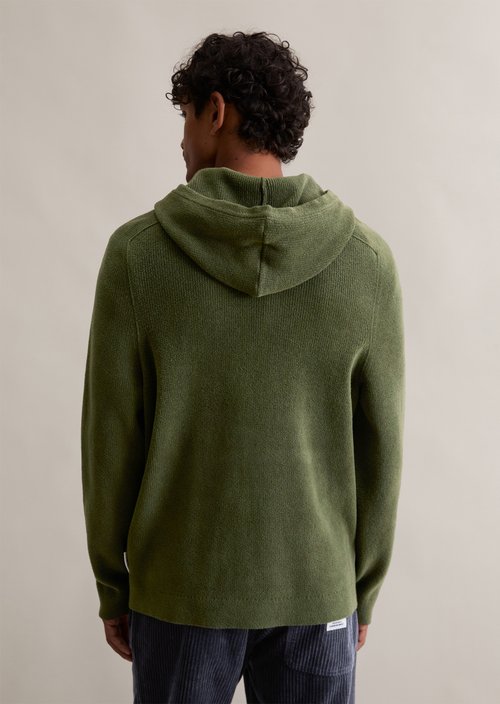 Hoodie loose — Swamp Green