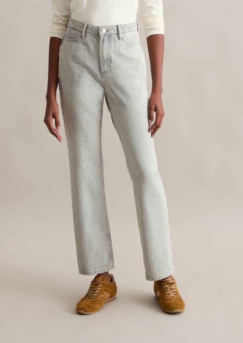 Jeans model Onna straight — Light Grey