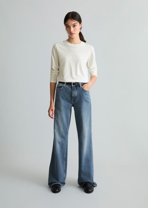 Jeans model Grethe flared — Dark Blue