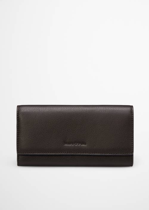 Jessie Combination Wallet Burnt Coffee in front view