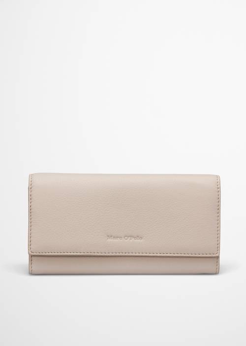 Jessie Combination Wallet Natural in front view
