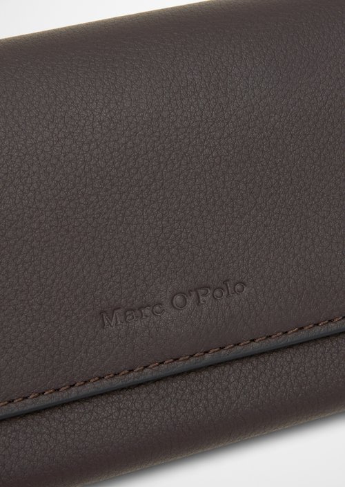 Jessie Combination Wallet — Chocolate Brown