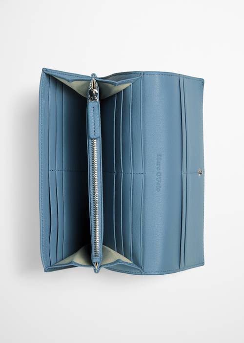 Jessie Combination Wallet Stormy Sea shown opened