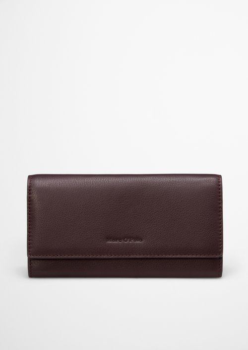 Jessie Combination Wallet — Black Cherry