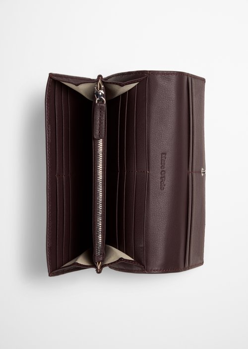 Jessie Combination Wallet — Black Cherry