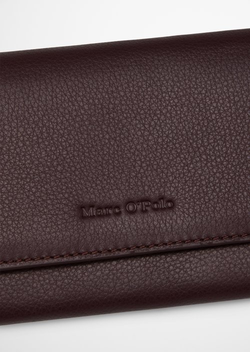 Jessie Combination Wallet — Black Cherry