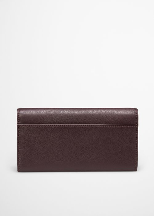 Jessie Combination Wallet — Black Cherry