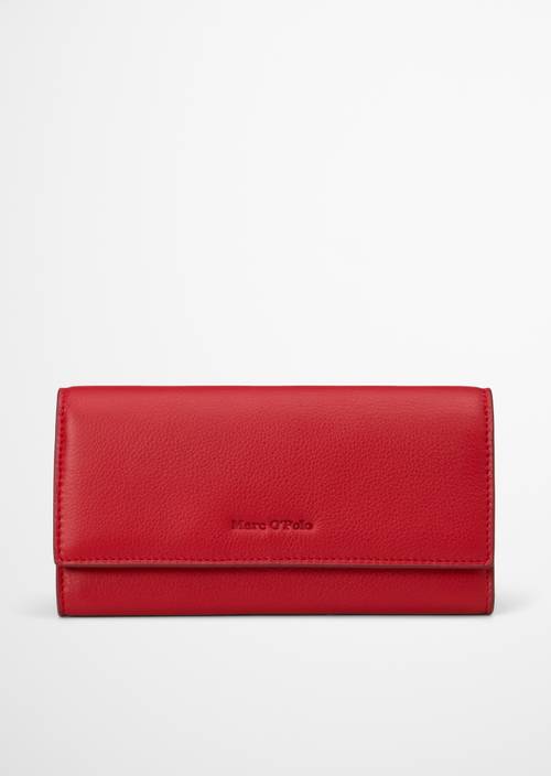 Jessie Combination Wallet Shiny Red in front view