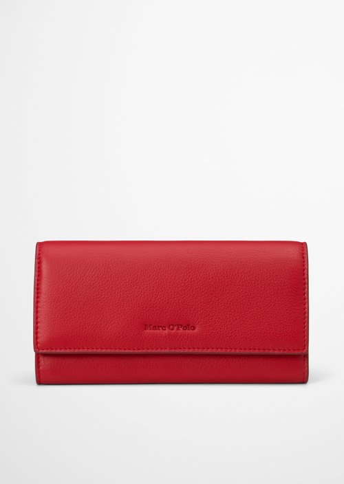 Jessie Combination Wallet — Shiny Red