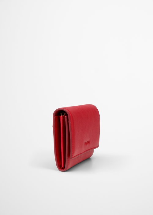 Jessie Combination Wallet — Shiny Red