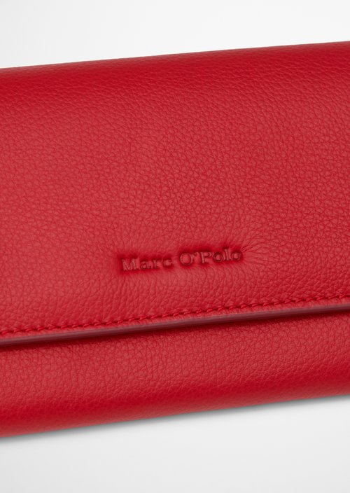 Jessie Combination Wallet — Shiny Red