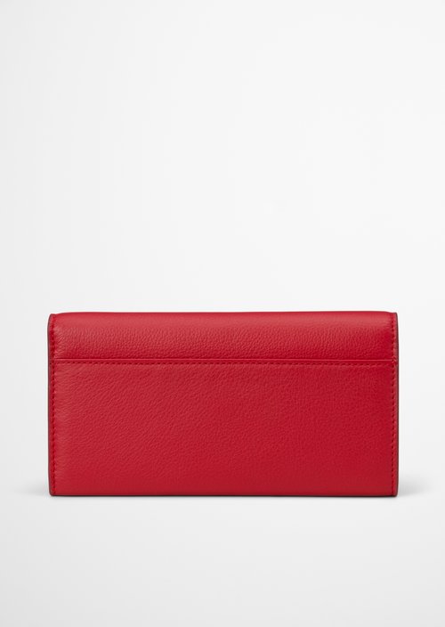 Jessie Combination Wallet — Shiny Red