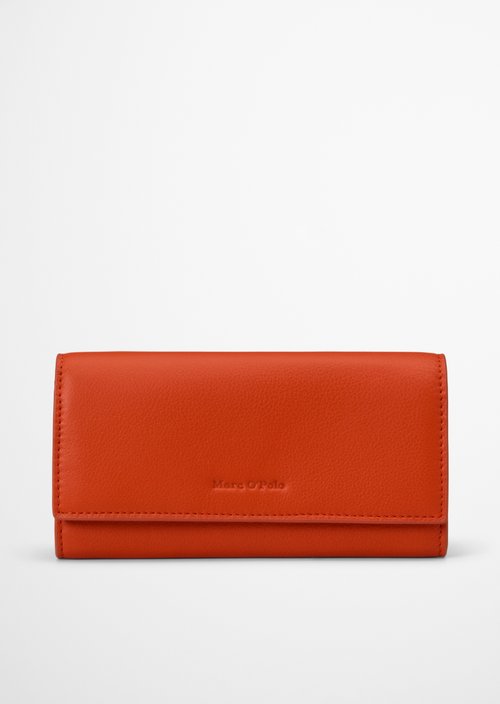 Jessie Combination Wallet — Vivid Orange