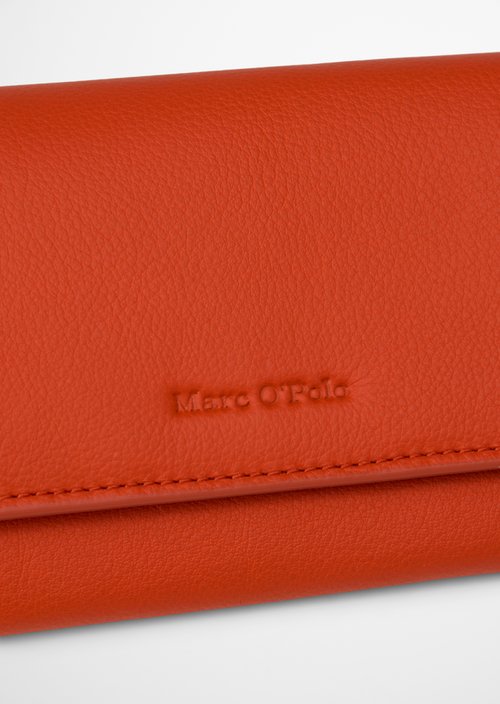 Jessie Combination Wallet — Vivid Orange