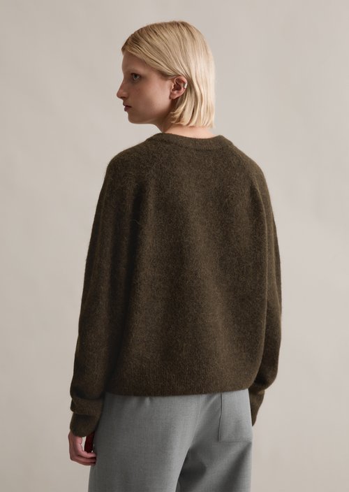 Relaxed knit sweater — Black Espresso