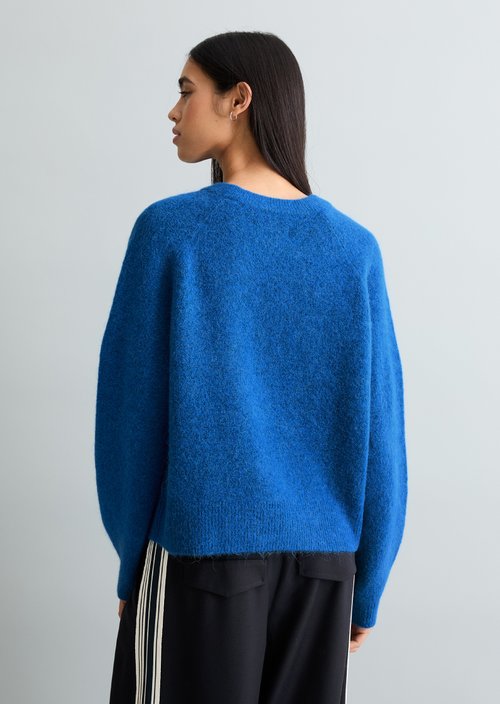 Relaxed knit sweater — Pale Cobalt