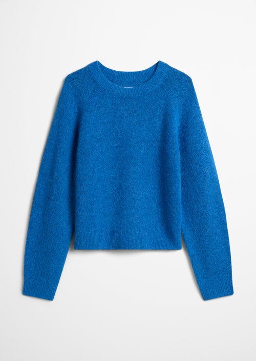Relaxed knit sweater — Pale Cobalt