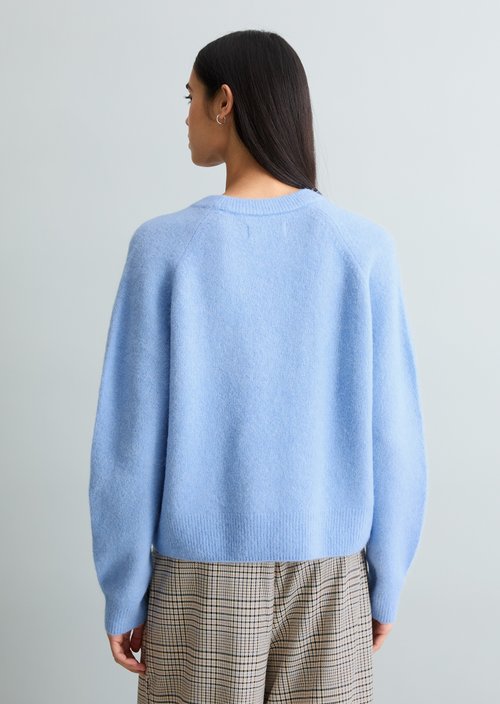 Relaxed knit sweater — Blue Dusk