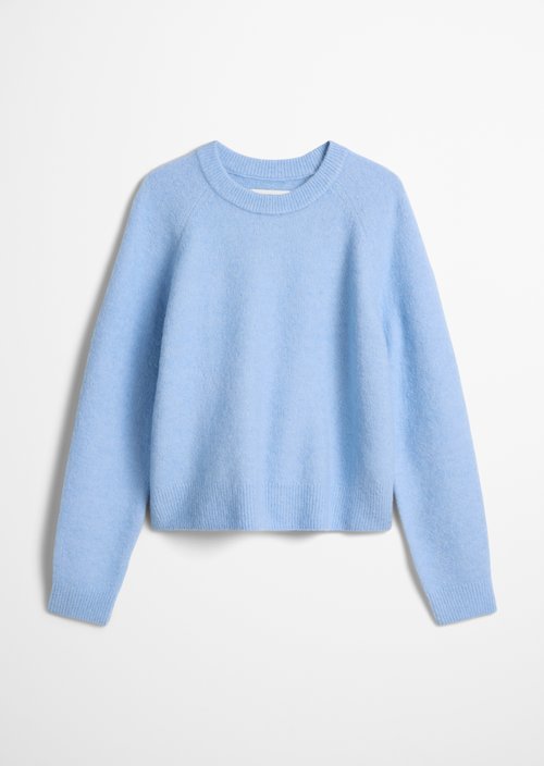 Relaxed knit sweater — Blue Dusk