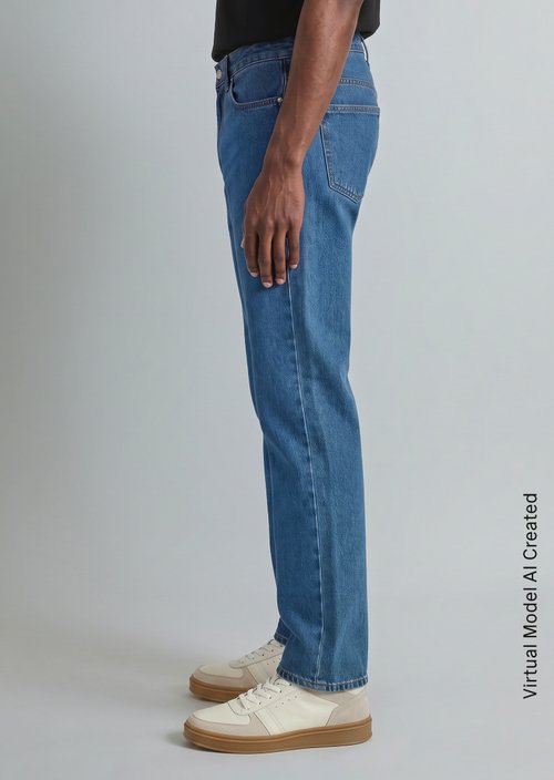 Jeans model Sverre straight — Dark Blue