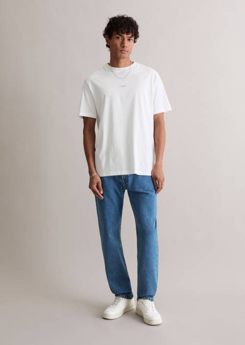 Jeans modèle Sverre droit Dark Blue en vue de face