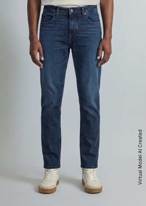 Jeans model Aric tapered — Dark Blue