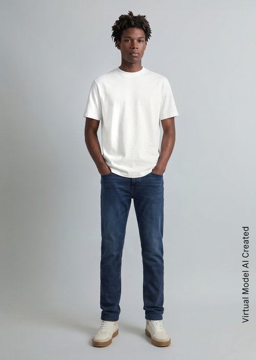 Jeans model Aric tapered — Dark Blue