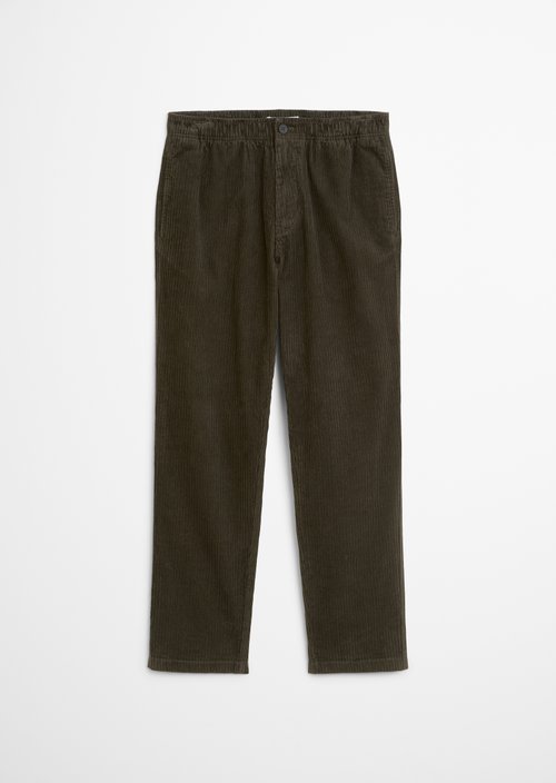 Tapered corduroy jogging pants — Cloudburst