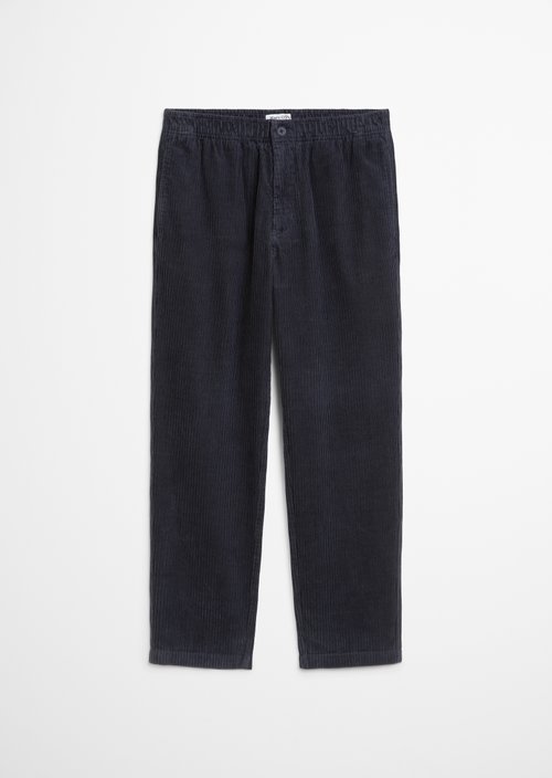 Tapered corduroy jogging pants — Blue Depths