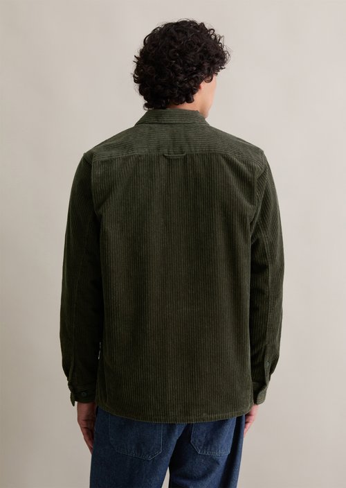 Corduroy overshirt — Cloudburst