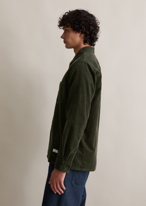 Corduroy overshirt — Cloudburst