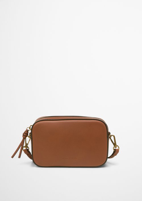 Sac Bandoulière Homme En Cuir De Vache Véritable Fait Main - Marron, Petit Format, Style Western