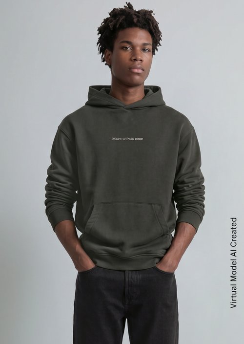 Hoodie relaxed — Cloudburst