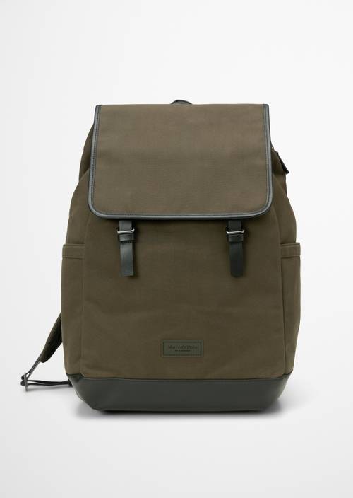 Rucksack aus recyceltem Polyester braun Rucksäcke MARC O'POLO