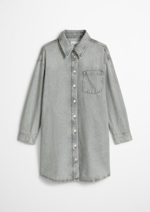Jeans dress oversize — Light Grey