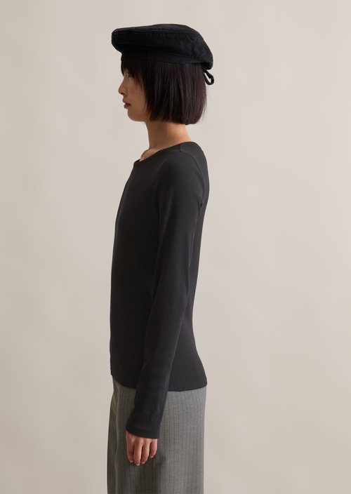 Longsleeve slim — Black