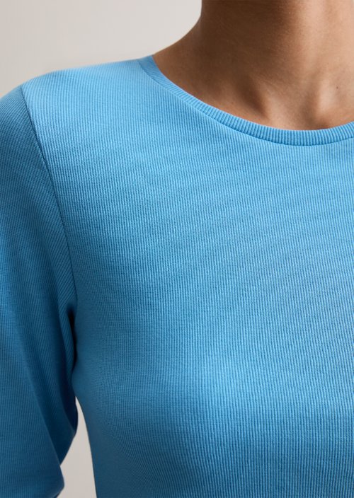 Longsleeve slim — Azure Sky
