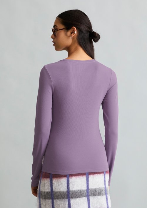 Longsleeve slim — Lumi Lilac