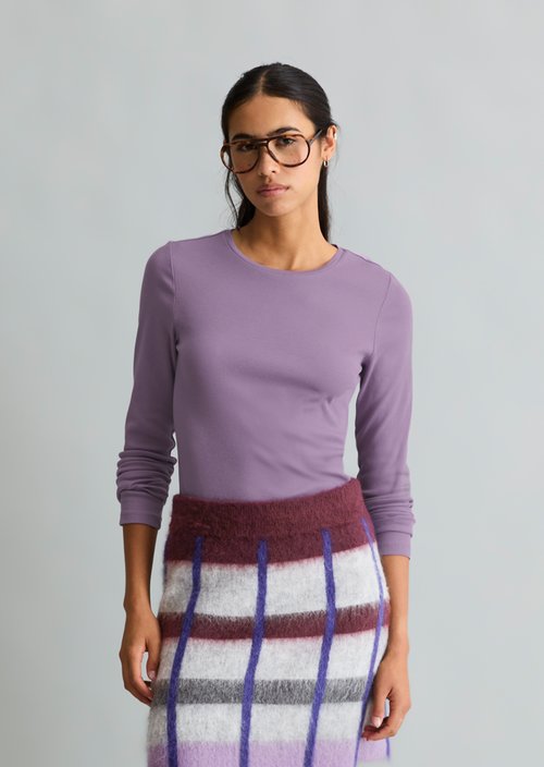 Longsleeve slim — Lumi Lilac