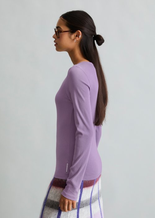 Longsleeve slim — Lumi Lilac