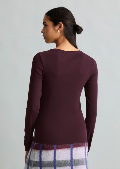 Longsleeve slim — Rhubarb Jam