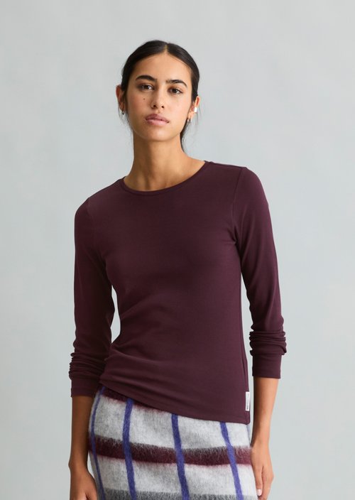 Longsleeve slim — Rhubarb Jam