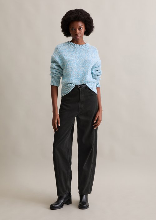 Sweater regular — Medium Blue